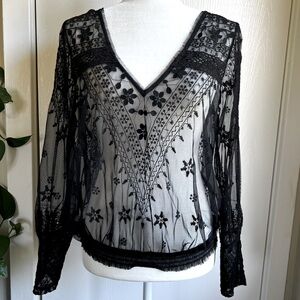 Free People Lace Top